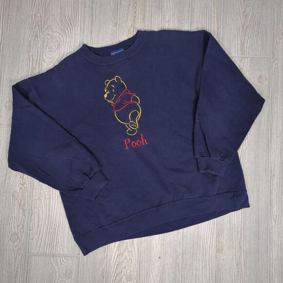 Vintage Disney Pooh Women’s M/L Jerry Leigh Pullover Crewneck Sweater - Picture 3 of 7